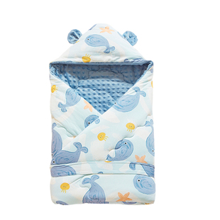 新生婴儿包被婴儿抱被春秋款襁褓初生婴儿包单产房包巾包裹被抱毯