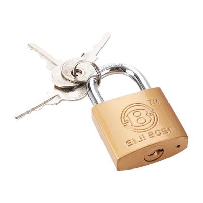 波斯工具 仿铜锁/仿铜色铁挂锁搭扣小锁头防盗锁20-63MM纯铜锁心