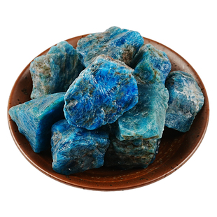 天然磷灰石原石摆件含磷矿石矿物标本石头扩香石毛料鱼缸造景宝石