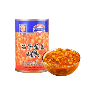 maling上海梅林茄汁黄豆罐头425g克官方旗舰店下饭菜即食