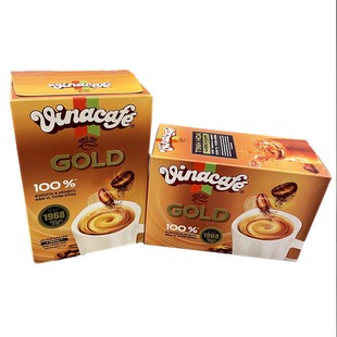 越南代购vinacafe金装威拿GOLD三合一速溶咖啡3in1咖啡条装盒装