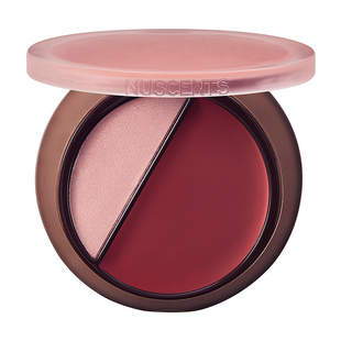 NUSCENTS芬寸咕咕系列晨影醒色高光腮红盘膨胀色水光感