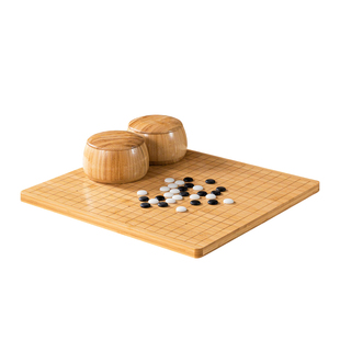 围棋五子棋象棋二合一棋盘实木标准19路小学生儿童初学套装成人版