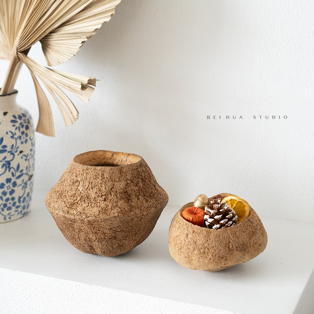 新中式诧寂风玄关酒柜收纳精油摆件电视柜书柜售楼处艺术软装饰品