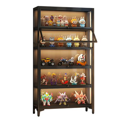 手办柜玻璃展示柜玩具模型收纳柜