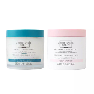 保税 ChristopheRobin CR海盐玫瑰头皮磨砂洗发膏温和清洁250ml