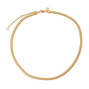 铜合金项链 镀K金「艺术家」气质感时尚嘻哈朋克简约男女扁蛇骨链