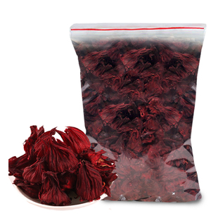 陈皮洛神花茶玫瑰茄云南陈皮洛神花干整朵养生茶水果茶500g泡水喝