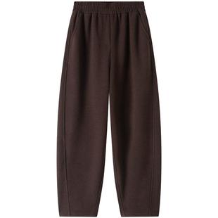 XII BASKET十二篮商场同款25冬新款休闲舒适直筒裤百搭通勤长裤女