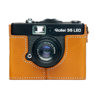 手工牛皮 Rollei禄来35LED保护套B35相机包复古胶片机皮套配件
