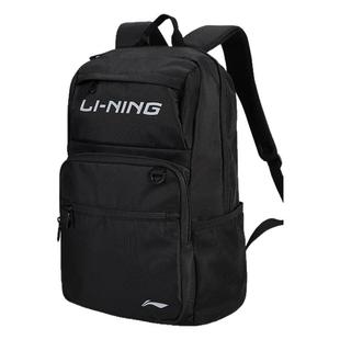 李宁书包大容量电脑包运动旅行大学生羽毛球包双肩包初高中生背包