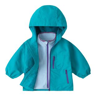 【杜邦三防】宝宝三穿衣摇粒绒内搭连帽梭织外套秋装男女童上衣潮