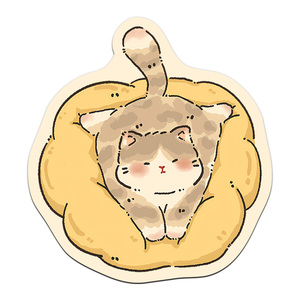 可爱猫咪鼠标垫子小号女生高颜值