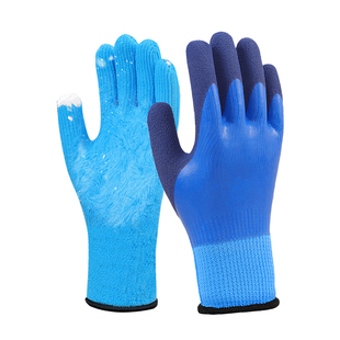 防冻手套防水东北加绒加厚冬季劳保保暖耐磨防滑工地干活冷库冻库