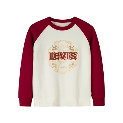 【新年红色】Levis儿童红色卫衣2025新款秋装男女童蛇年童装长袖