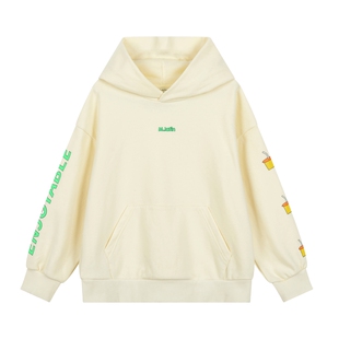 【商场同款】马拉丁卫衣冬新款男大童字母印花舒适连帽卫衣