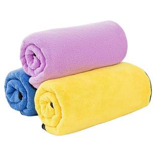 宠物吸水毛巾加厚速干泰迪比熊狗狗浴巾猫咪擦澡巾洗澡不粘毛用品