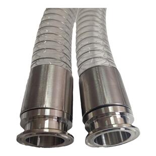 聚氨酯耐酸碱高温透明TC卡盘快装扣压接头食品级PU钢丝软管总成