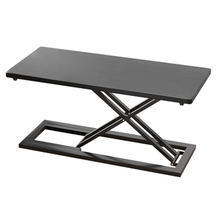 站立式笔记本支架台式电脑升降桌子办公室电脑桌工作台家用学习可折叠可移动书桌显示器增高架站着桌面升降台