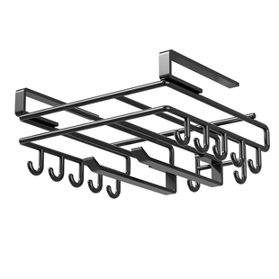 菜板放置架厨房悬挂式置物架子吊柜橱柜下挂锅盖案板砧板纸巾挂钩