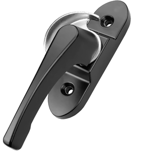 铝合金月牙锁塑钢推拉门窗月牙锁安全锁扣平移门防盗窗搭锁钩配件