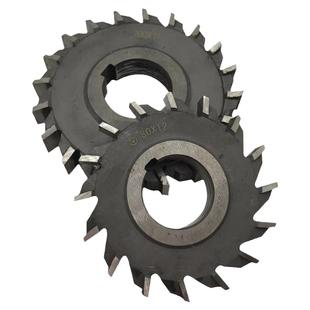 哈尔滨三面刃 高速钢三面刃铣刀片白钢三面刃铣刀盘 63 80 100