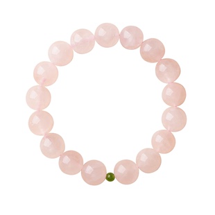 粉水晶手链女款纯天然粉色水晶手串正品招桃花转运七夕送女友礼物