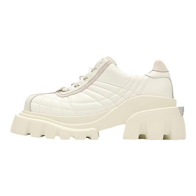 达芙妮休闲运动德训鞋方头厚底