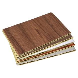 家装工装竹木纤维集成护墙板吊顶墙面快装板PVC塑料扣板防水防火