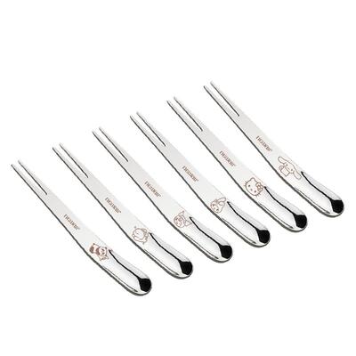 食品级316不锈钢水果叉甜品勺