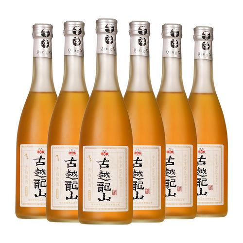 古越龙山黄酒本色青梅酒500ml瓶装高度梅子酒微醺果酒善酿甜酒