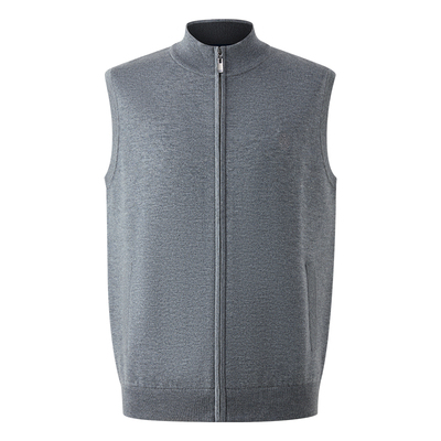 SCOFOELD男装25年秋冬新品时尚保暖黑色打底外穿男士针织背心马甲