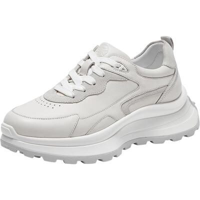 skap圣伽步增高厚底老爹鞋女