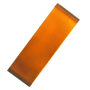 黄色FPC扁平软排线0.5间距同/反向4/6/7/8/9/10/12/14/16/18PIN芯