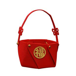 乔迁之喜新居布置装饰礼品入伙新房提篮摆件礼物入宅搬家仪式用品