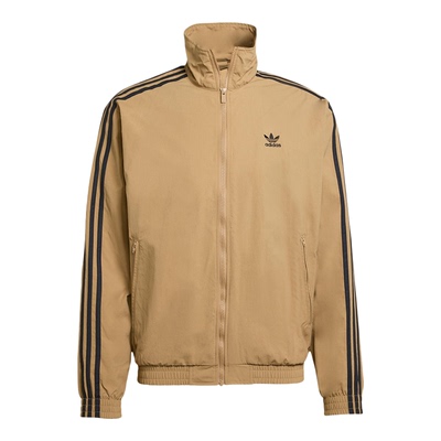 Adidas/阿迪达斯正品三叶草男士运动复古梭织立领夹克外套JY1333