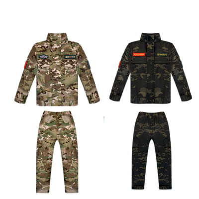 海豹突击队作战服儿童迷彩服套装男童特种兵装备户外拓展训练服装