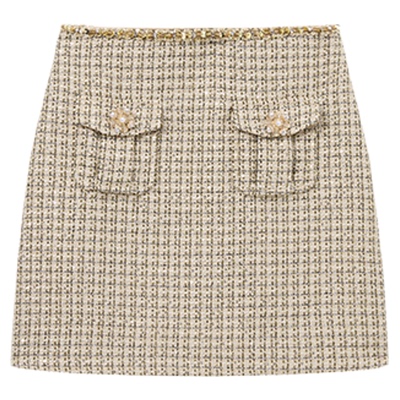 self-portrait小香风短裙