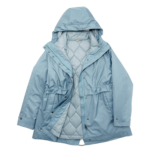 UNICARE多功能专业冲锋衣一衣四穿秋冬保暖御寒棉服外套 防水透汽