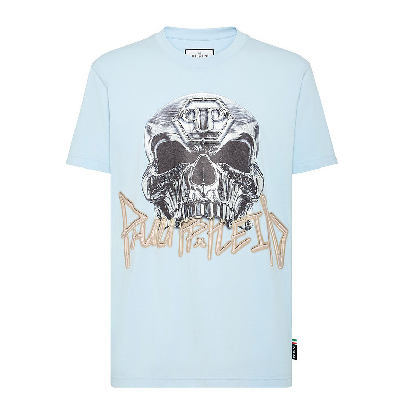 PHILIPP PLEIN 男士骷髅头圆领T恤