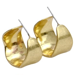 小众轻奢松本惠奈同款C字宽面复古个性时尚气质优雅高级戒指耳环