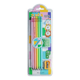 不脏手铅笔小学生专用一年级二年级HB铅笔三角杆环保树脂铅笔安全幼儿园儿童练字笔初学者2B铅笔考试铅笔套装