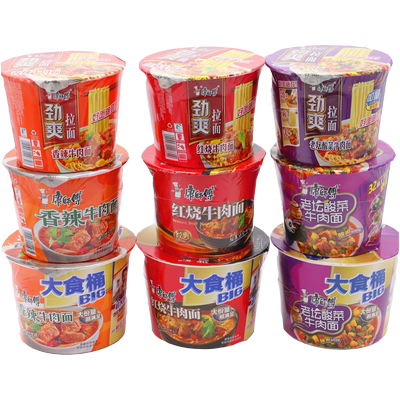 康师傅红烧老坛酸菜劲爽拉面