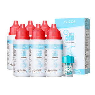 【自营】AVIZOR优卓优可伶双氧水护理液60ml*6角膜塑RGP硬性OK镜