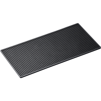 沥水垫咖啡吧台垫酒吧垫桌面滤水隔热厨房防霉软胶垫防滑咖啡杯垫