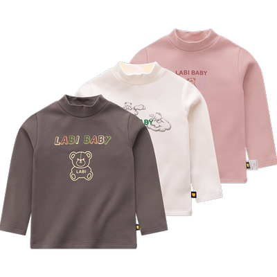 拉比儿童冬季半高领卫衣