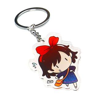 亚克力钥匙扣定制 diy动漫创意小挂件双面彩窗照片卡通链定做logo