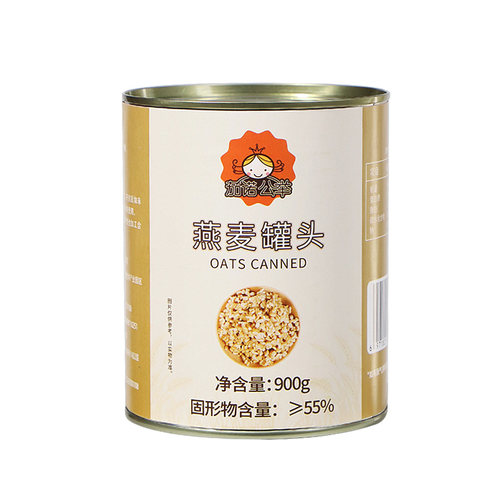 燕麦颗粒罐头营养早餐开罐即食红豆青稞烘焙奶茶店专用原料配料
