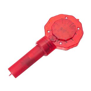 MNSD 手持式梅花灯 安全警示灯大饼灯 LED路障灯 频闪灯 路锥灯