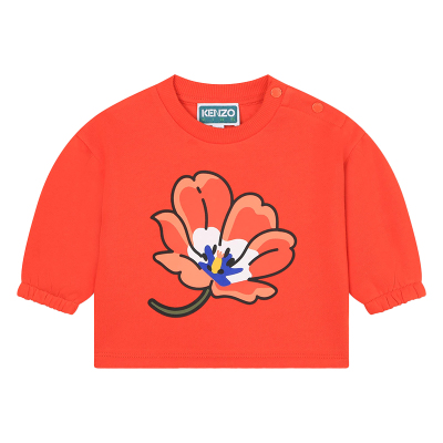 KENZO KIDS童装小童春秋圆领休闲拉绒套头衫K05502